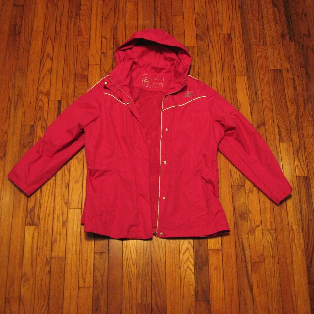 Zero X Posur full zip women's rain coat with hood XL